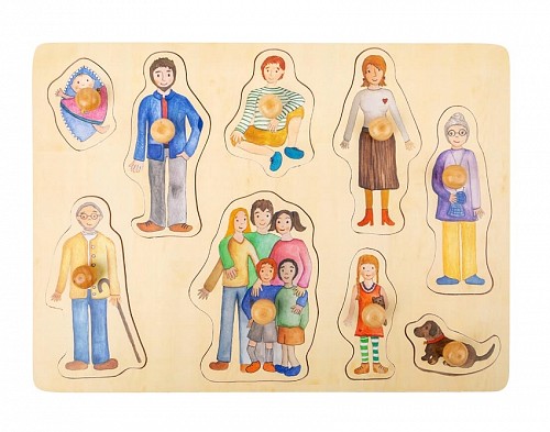 Wooden Puzzle - Family and Friends