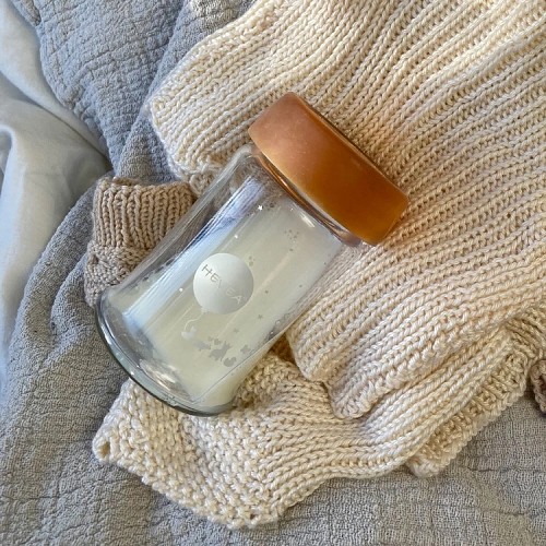 Wide Neck Baby Glass Bottle Cap Single-Pack