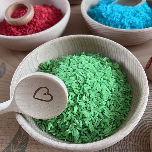 Ekobebe Coloured Play Rice - Green