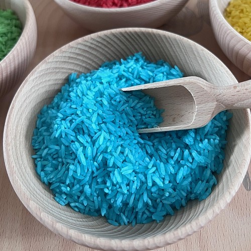 Ekobebe Coloured Play Rice - Blue