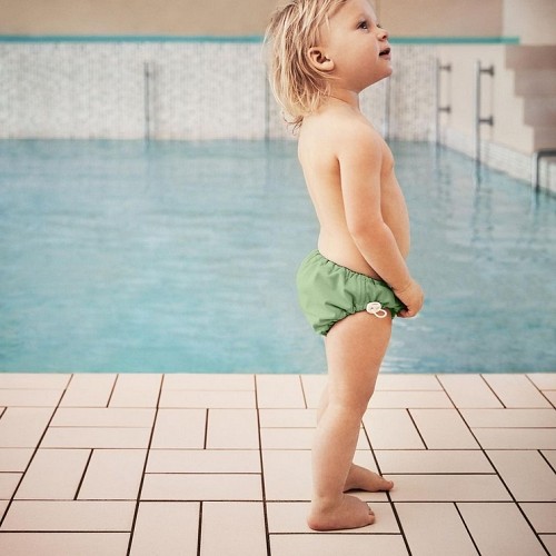 Swim Diaper Baby Swimwear with Drawstring - Green