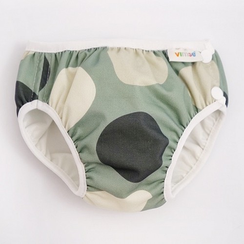 Imse Vimse Re Usable Swim Nappy - Green Shapes