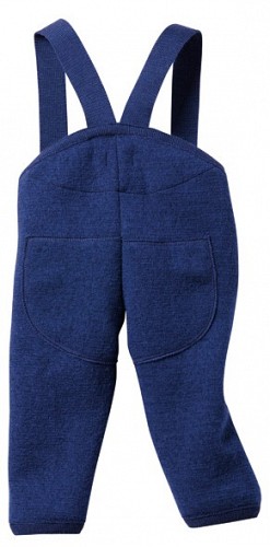 Disana Boiled Wool Trousers - Navy