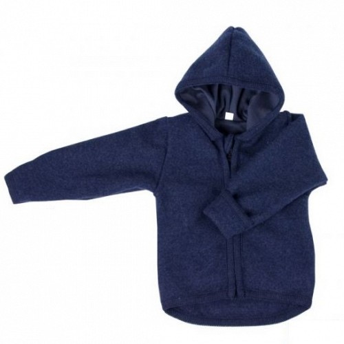 Jacket for Children from Boiled Wool - Navy