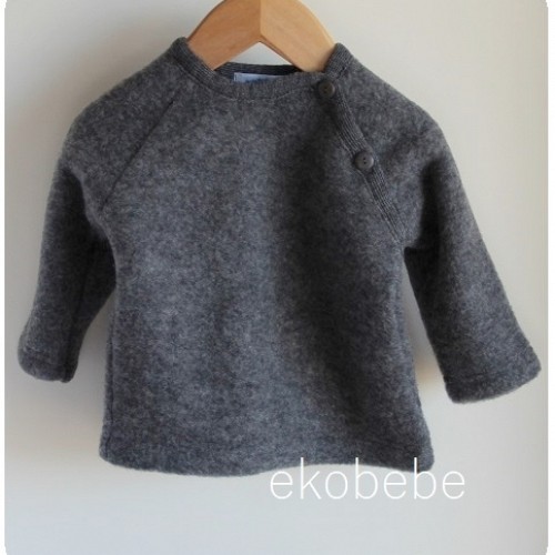 Reiff Strick Wool Fleece Sweater - Grey