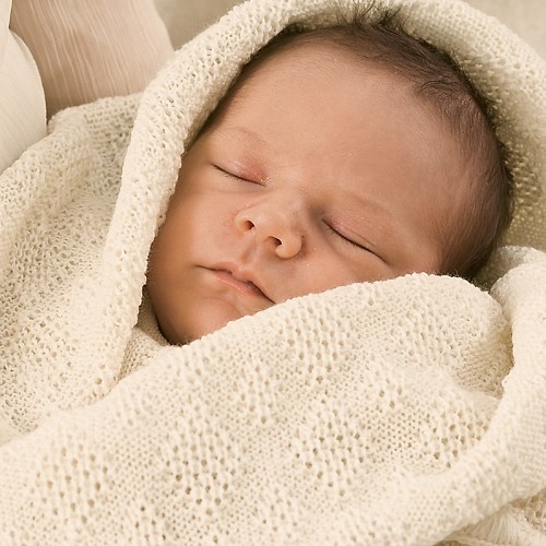 Disana Wool Baby Blanket - Natural