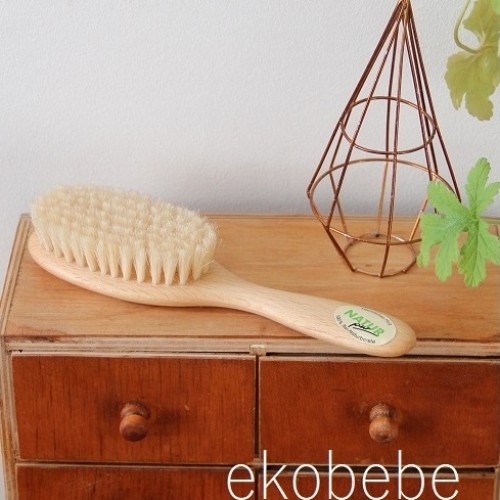 Wooden Natural Baby Hairbrush - Children