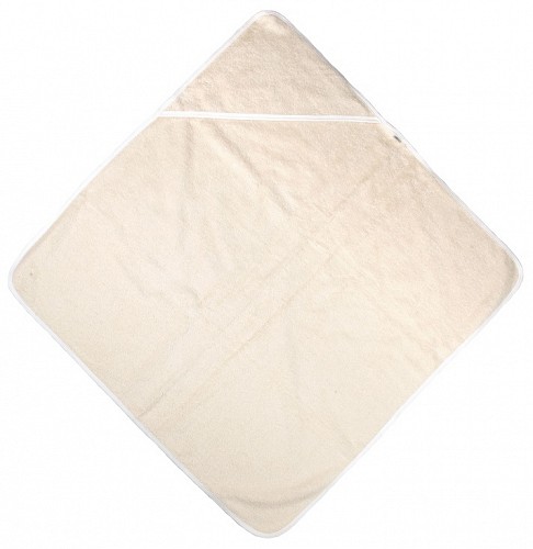 Hooded Towel Organic Cotton - Natural