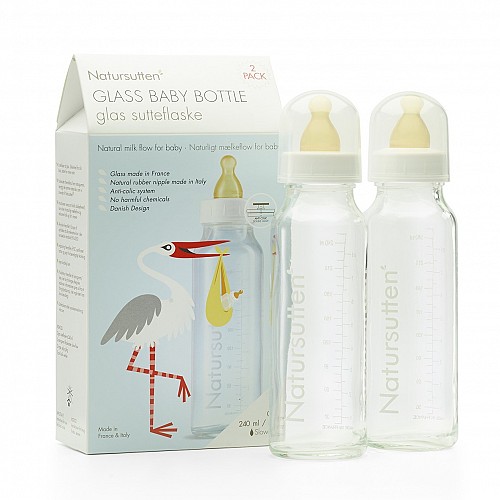 Natursutten Glass Baby Bottles 240 ml