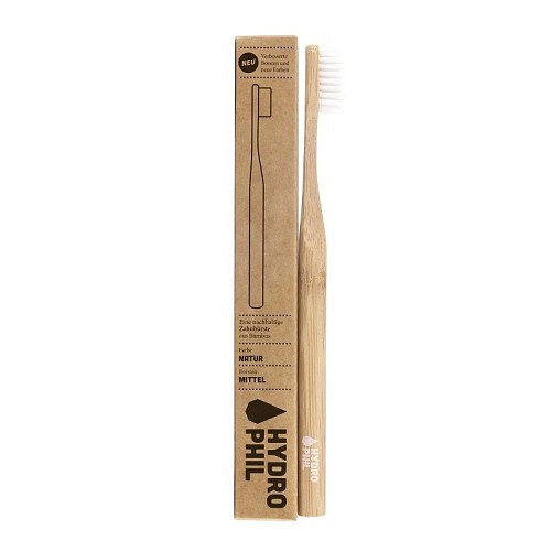 Hydrophil Sustainable  Bamboo Toothbrush - Natural