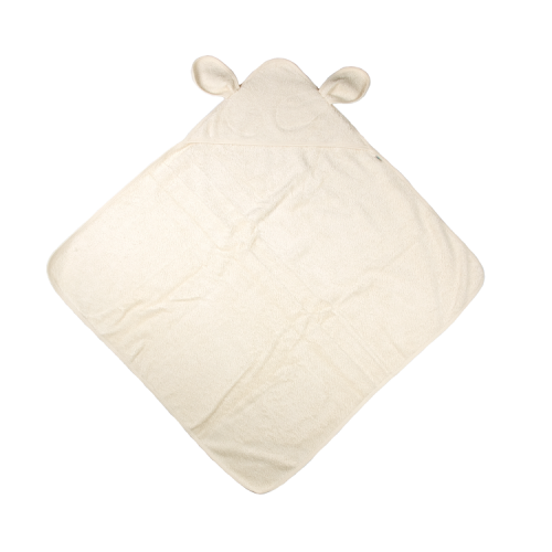 Hooded Towel Organic Cotton with Ears - Naturel