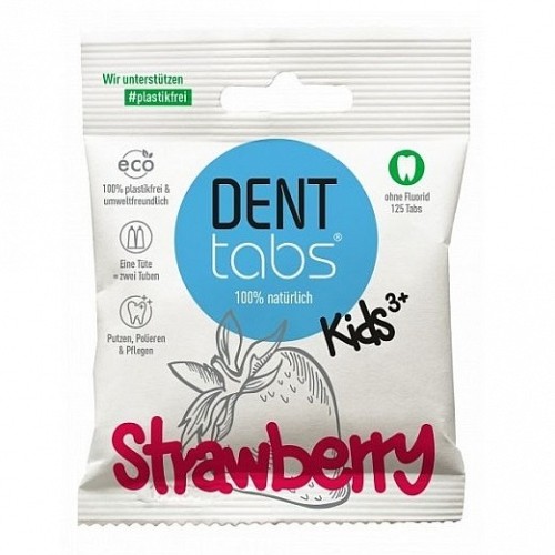 DENTTABS Kids Strawberry - Without Fluoride