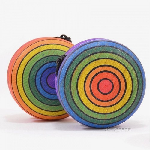 Mader Wooden YoYo - Rainbow