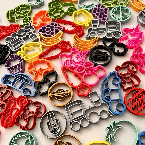 Play Dough Stamps Cookie Cutters