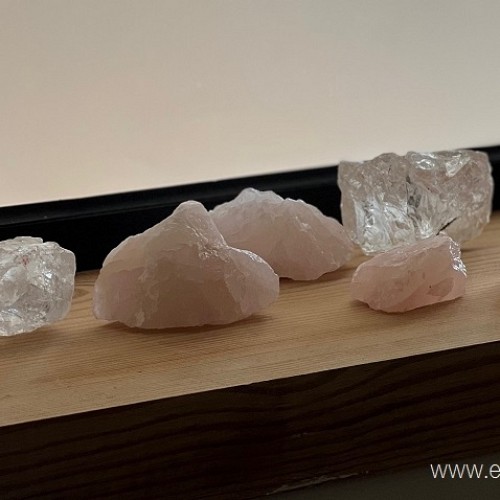 Rough Rock Crystal - Crystal Quartz and Rose Quartz