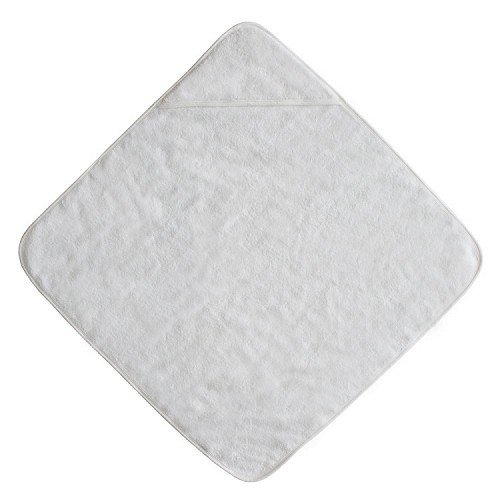 Mushie Hooded Towel - Pearl