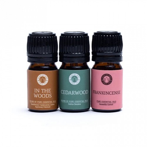 Essential Oil Aromatherapy Set - Woodsy