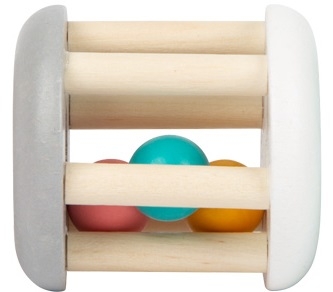 Wooden Baby Rattle - Mouse