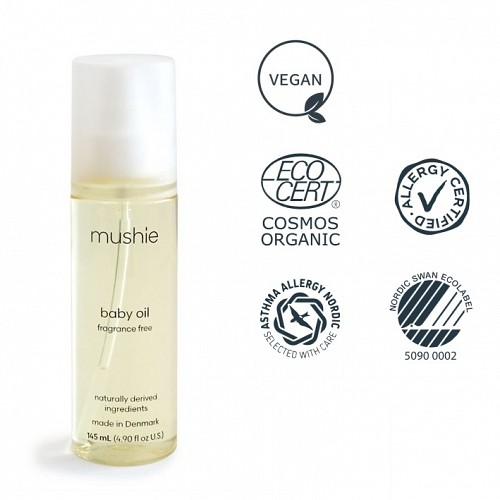 Mushie Natural Baby Oil - Fragrance Free
