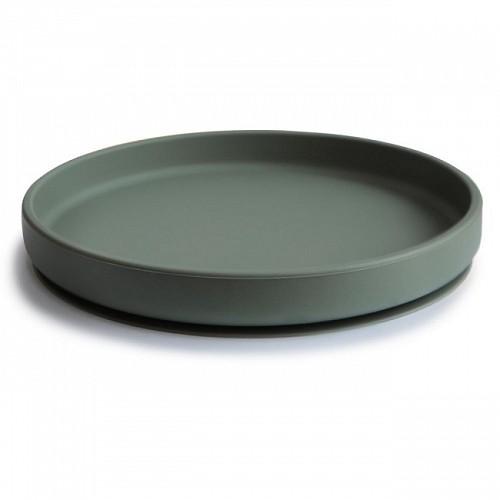 Mushie Classic Silicone Plate - Dried Thyme