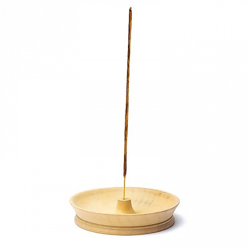 Handmade Incense Stick Holder Round Wood