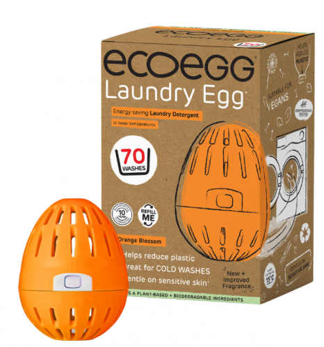 NEW ECOEGG Laundry Egg 70 Washes - Orange Blossom