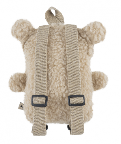 Teddy Bear Backpack Merino Wool - Beige