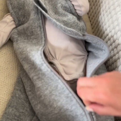 Disana Boiled Wool Sleeping Bag - Grey