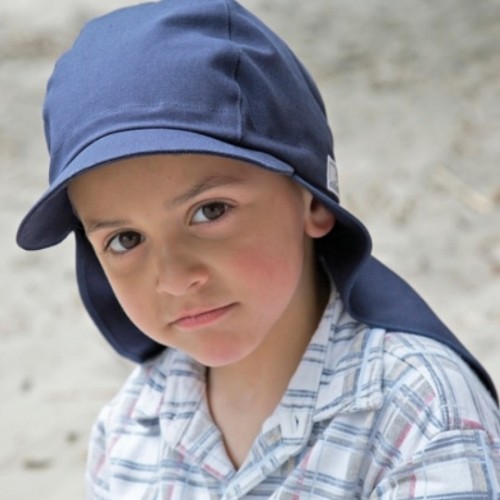 Vasaras Cepure Bērniem ar UV80 - Zila