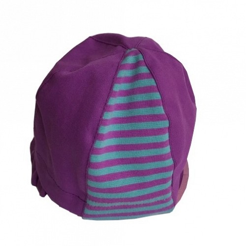 Pickapooh Bērnu Vasaras Cepure Ar UV 80 lillā krāsā no mugurpuses