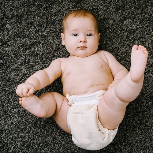 One Size Washable Organic Cotton Diapers - Newborn