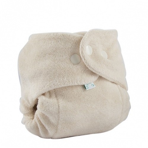 One Size Washable Organic Cotton Diapers - Natural