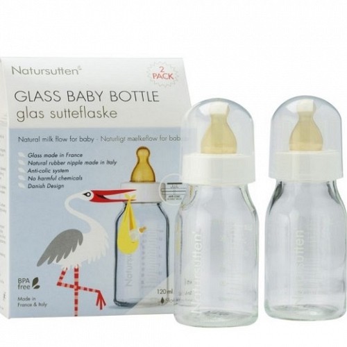 Natursutten Glass Baby Bottles 120 ml