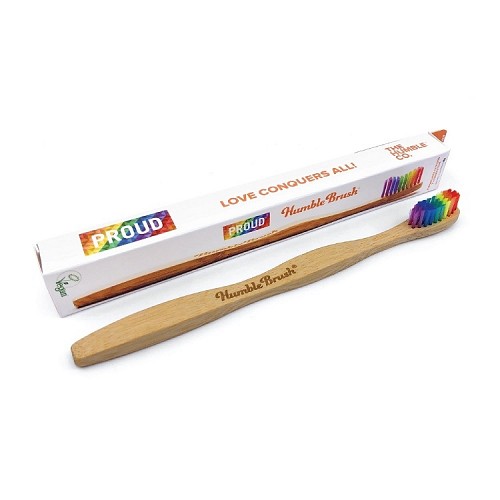 Humble Brush Adults Bamboo Toothbrush PROUD Edition