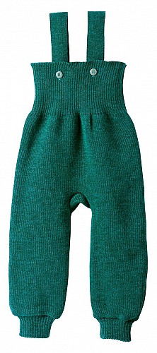 Disana Knitted Wool Trousers - Pacific