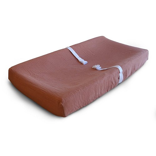 Mushie Changing Pad Cover - Cedar