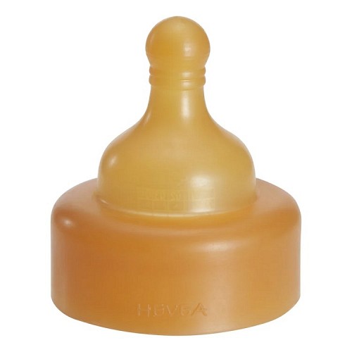 Wide Neck Baby Glass Bottle Nipple Single-Pack