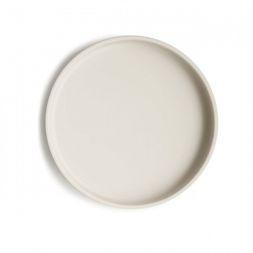 Mushie Classic Silicone Plate - Ivory