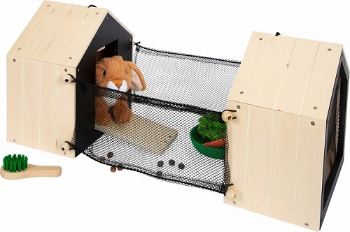 Rabbit Hutch with Enclosure