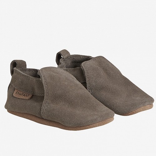 Baby Slippers Shoes Suede - Sand
