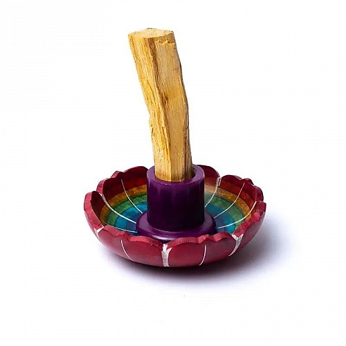 Soapstone Incense Burner Palo Santo Sticks - Lotus