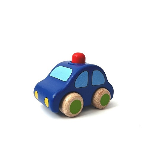 Wooden Cars with Horn Blue