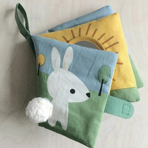 First Soft Baby Picture Rabbit Fabric Book