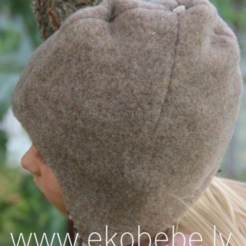 Wool Fleece Winter Baby Hat - Grey new 2022