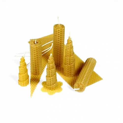 Make Your Own Beeswax Rolled Candles Kitset - Small