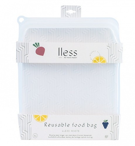 Reusable Silicone Food Bags Large - 1960 ml
