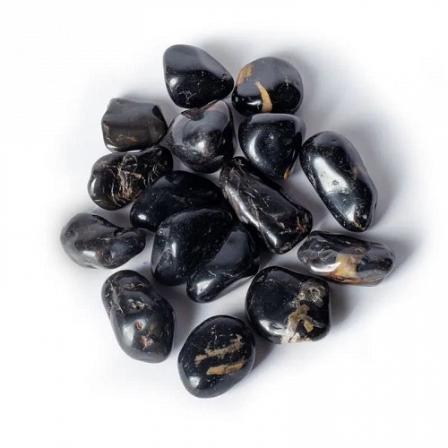 Black Onyx Smooth Tumble Stone