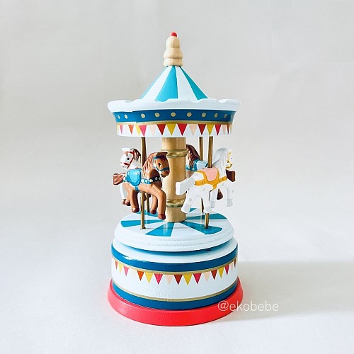 Nostalgic Music Box Carousel Circus 21 cm