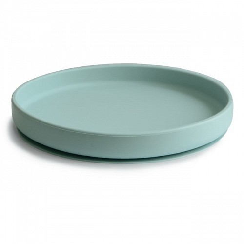 Mushie Klasika Silikona Šķīvis - Cambridge Blue
