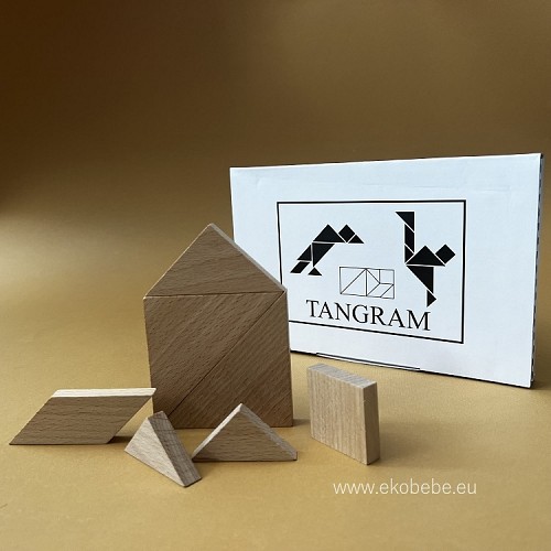 Wooden Tangram Puzzle - Educational Toy